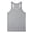 Grey, variant on Awwp Mens Tops MenβS Muscle Tank Top Athletic Sleeveless Shirt Breathable Cotton/Polyester Blend for Gym And Casual Wear Black L