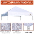 thumbnail image 3 of Keymaya 10x15 Top Replacement Cover for outdoor canopy (Navy blue), 3 of 4