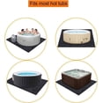 thumbnail image 4 of Large Inflatable Hot Tub Mat Outdoor Spas, Felt/PVC Gray, 3.48 lb, 4 of 17