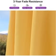 thumbnail image 6 of PURPLE LEAF 8'x8' Offset Cantilever Umbrella with 360° Rotation 7' High Outdoor Patio Umbrella with Weighted Base for Poolside, Deck, Garden Yellow, 6 of 8