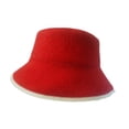 thumbnail image 4 of Gorro de sauna de fieltro, gorro de baño , portátil, diámetro de 29 cm, resistente al calor, accesorio de regalo, de sauna para ducha, baño de Rojo, 4 of 8