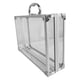 thumbnail image 3 of Estuche de viaje para maquillaje Estuche de almacenamiento con asa, Estuche de transporte de aleación de aluminio, Estuche de transporte transparente, 3 of 9