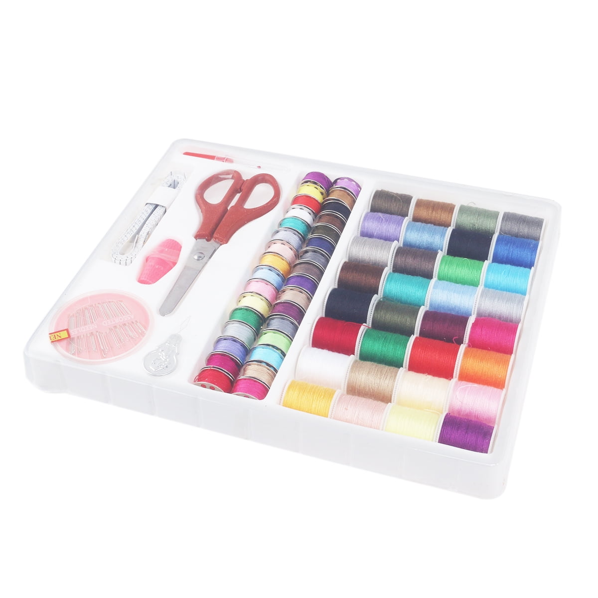 100 -in-1 Scissors Sewing Needles Machine Mesuring Tape Accessories Accessory Mini Kits for Tools
