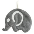 thumbnail image 2 of Mdesiwst Super Absorbent Hand Towel Children's Cartoon Animals Dishcloth Quick Drying Microfiber Towel Koala Elephant Hippo Fox Owl Style Kitchen Dishes Cloth, 2 of 8