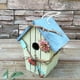 thumbnail image 5 of Cálido pájaro de madera colgante dación exterior techo pajarera jaula Zulema Casas decorativas para pájaros al aire libre, 5 of 8