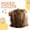 166#Black, variant on Dog Lion Mane Wig, Funny Furry Pet Costume Hat with Ears for Dress Up, Soft Adjustable Festival Clothes Accessory to Make Pet Attractive for Party Halloween Christmas Walking
