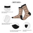 thumbnail image 4 of Rocae Fashion Tatreez for Adult Socks Casual Athletic Stretchy Loose Socks for Women Men Non-Slip Middle Tube Socks, 4 of 7