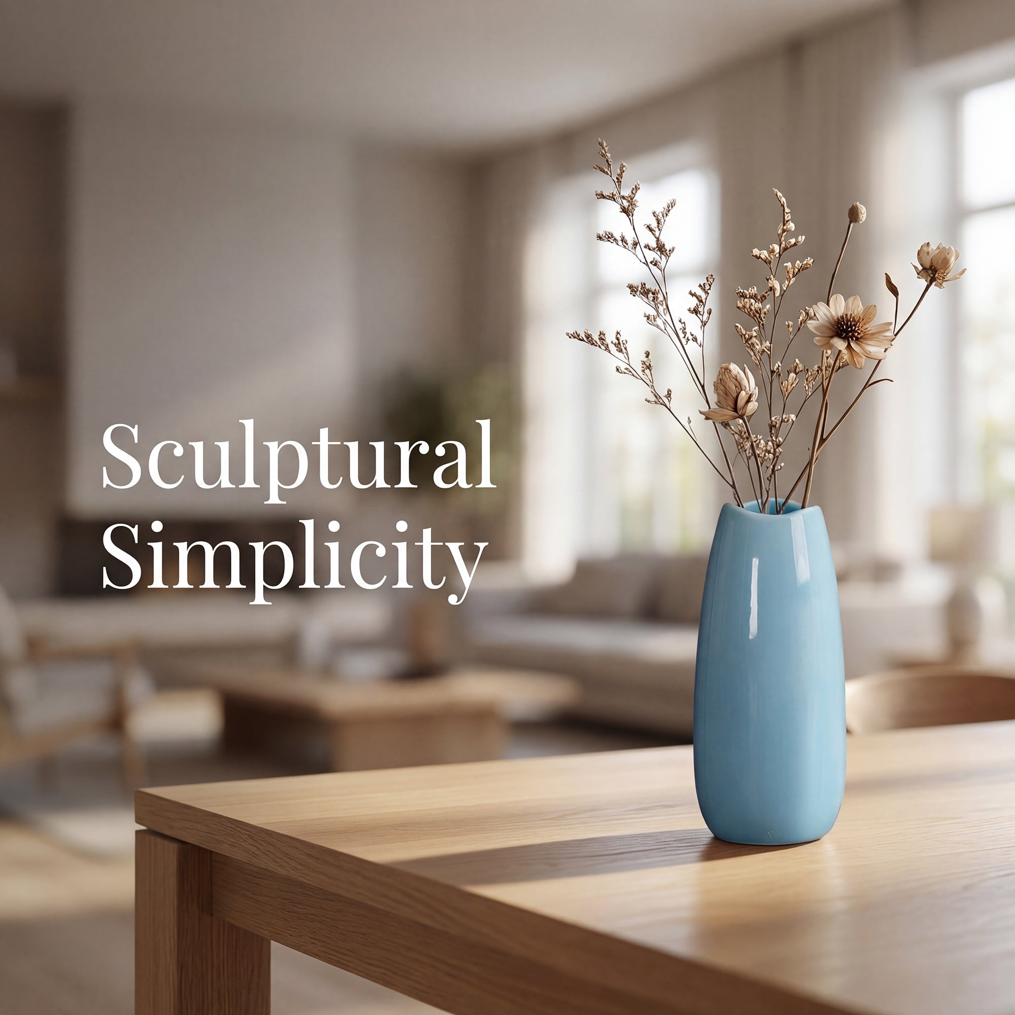 Unique Bargains Small Ceramic Bud Modern Cylinder Vase Ribbed Decorative Flower Vase Blue