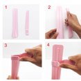 thumbnail image 4 of Pink Plastic Adjustable Fondant Cake Scraper Icing Piping Cream Spatula Edges Smoother Baking Tool, 4 of 7