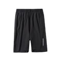 thumbnail image 5 of FUZHIQ Men's Linen Casual Shorts Elastic Waist Solid Sweatpants Shorts Comfortable Walking Summer Shorts Solid Splice Pocket,XXXL, 5 of 6