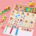thumbnail image 2 of Wooden Montessori Math Toys Math Learning Box for Toddlers Kids Preschool Education, 2 of 8