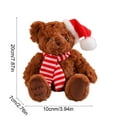 thumbnail image 3 of PRETXORVE Christmas Teddy Bear Doll, 3 of 6