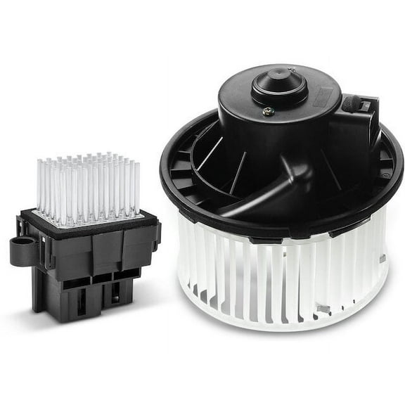 Front HVAC Blower Motor and Resistor Kit 2 - Compatible with 2007 - 2011 GMC Yukon XL 1500 2008 2009 2010
