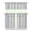 Penguin, variant on Penguin Pattern Kitchen Curtains Set of 3 - White Snow-Themed Tier Window Curtains with Valance (54x18 + 2x27.5x36 Inch) Easy Care Rod Pocket Design