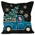 thumbnail image 1 of GUANGHONG Décorative Housse de Coussin en Lin de Noël pour Décoration de Canapé Maison avec Motifs Imprimés, 1 of 4