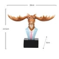 thumbnail image 2 of Cute Eyeglasses Holder Stand Animal Figurita Escultura de lectura Stand en apariencia de Spectacle Holder Shelf para la decoración del, 2 of 9