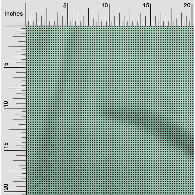 oneOone Tissu Polyester Lycra à Carreaux Vichy pour Couture, Largeur 56 Pouces