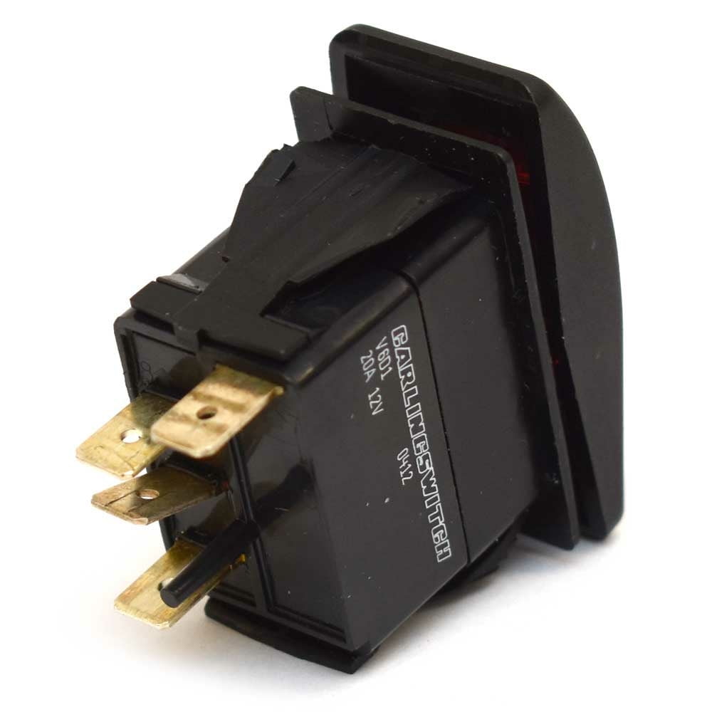 Carling On/Off/On Contura III Boat Rocker Switch | Nav Lts 4-Spade