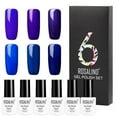 thumbnail image 4 of 6 Colors Set Solid Color Gel Polish Set Nail Polish Gift Box Manicure, 4 of 5