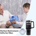 thumbnail image 6 of Retirement Gifts for Men Women Retired Mug Dad Mom Grandpa Grandma Father''s Day Mother''s Day Christmas Stainless Steel Insulated With Lid and Straw, 6 of 6