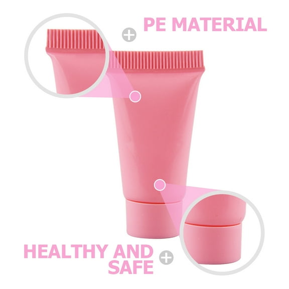 FONWILYO 30Pcs Pink Squeeze Tubes for Lotion in Travel and Business Trip