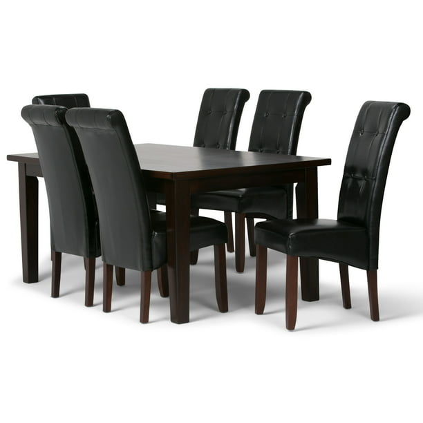 Upholstered Dining Chairs, Black Upholstered Dining Chairs Set Of 6