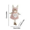 thumbnail image 3 of Twfbrm Christmas Angel Ornaments Christmas Tree Decorations Cute Baby Doll Christmas Tree Ornaments Decor Handmade Hat & Cloth for Girls Birthday Party Decorations Reindeer Angel, 3 of 6