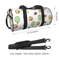 thumbnail image 2 of Xecao Tree Squirrel Print Travel Duffle Bag, Bag Carry On Tote Bags for Women, Travel Sport Gym Bag for Men, Hospital Bag for Labor and Delivery, 2 of 6