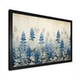 thumbnail image 2 of Designart "Refined Blue And Beige Bonnets Field" Blue Bonnets Picture Framed Wall Decor, 2 of 5