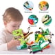 thumbnail image 5 of beiens Juguetes suaves Libros de tela para bebés, Libros arrugados para tocar y sentir, para bebés, bebés y niños pequeños Juguetes interactivos para cochecito de desarrollo temprano, Regalo para bebé niña y niño (Farm Tails-1 Book) Zhivalor  WMZL-1267-1, 5 of 7