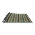 thumbnail image 2 of Ahgly Company Indoor Square Oriental Light Blue Modern Area Rugs, 4' Square, 2 of 4