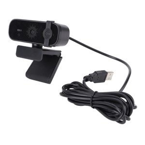 PC Webcam, double télécommande de micros omnidirectionnels 3840x2160 Résolution USB Interface Webcam pour le travail
