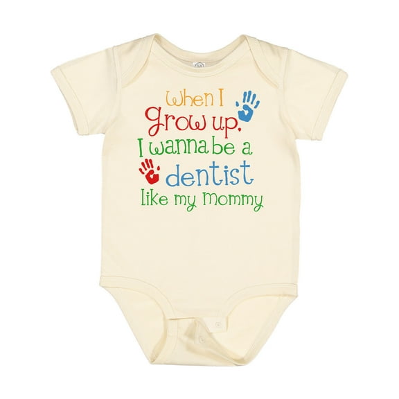 Inktastic Dentist Like Mommy Boys or Girls Baby Bodysuit