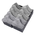 thumbnail image 5 of hengtong 10 Pairs Ankle Socks Anti Skid Breathable Comfortable Summer Invisible Socks Gray, 5 of 7
