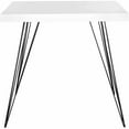 thumbnail image 2 of SAFAVIEH Wolcott Retro Mid-Century Lacquer Accent Table, White, 2 of 3