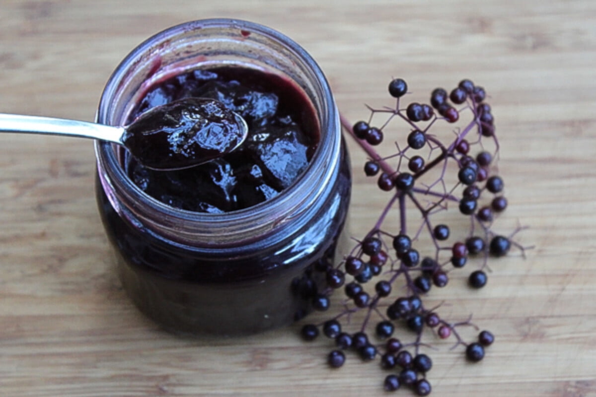 Mrs. Miller's Elderberry Jelly Homemade Amish Pack of 2 20 oz