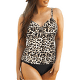 thumbnail image 4 of Hilor Women's Tankini Tops Ruched Swimsuits Tummy Control Swimwear Cross Wrap V Neck Bathing Suit Top Only, 4 of 5