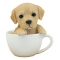 thumbnail image 3 of Ebros Realistic Adorable Labrador Puppy Teacup Statue 5.5" Tall Pet Pal, 3 of 6