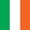 Irish Flag, variant on Battle Sports Oxygen Lip Protector Mouthguard - Silver