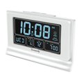 thumbnail image 2 of DreamSky Auto Set Digital Alarm Clock with USB Charging Port, 6.6 Inches Large Screen with Time/Date/Temperature Display, Full Range Brightness Dimmer, Auto DST Setting, Snooze. White, 2 of 14