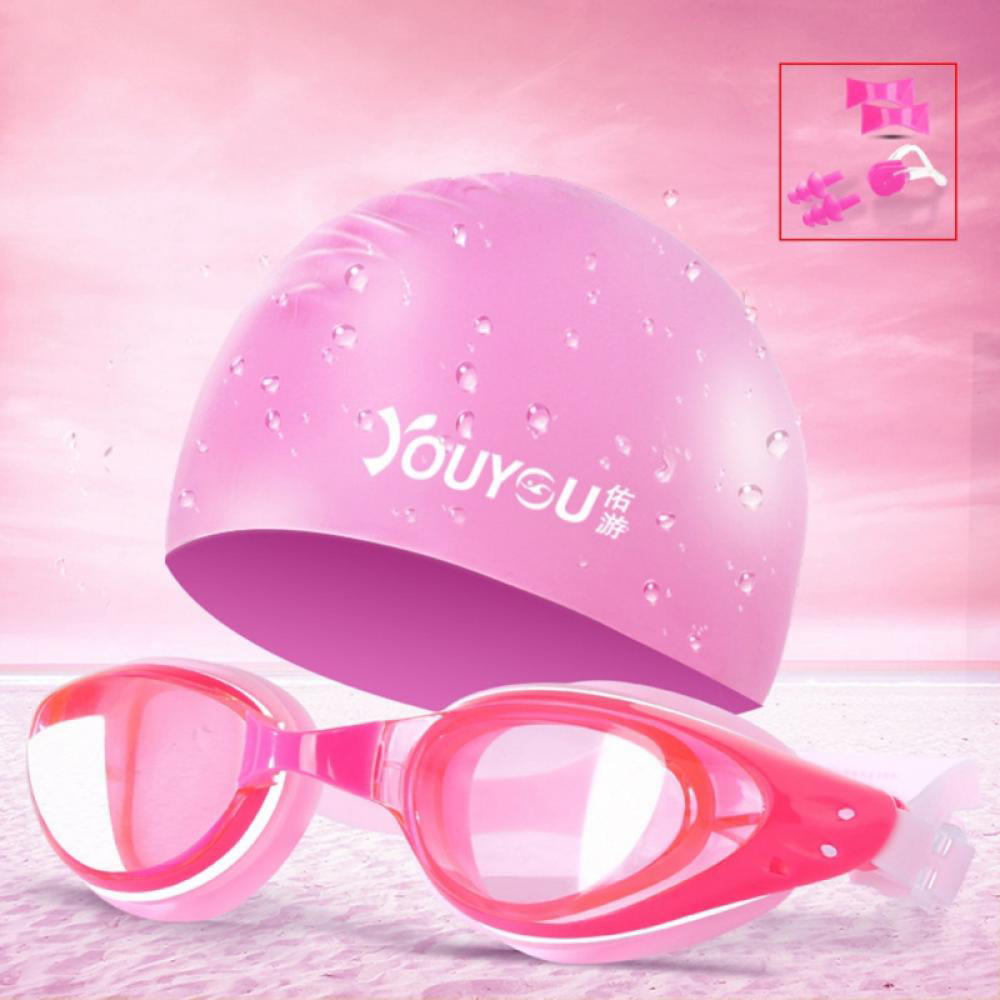 Details about   Adult Swimming Goggles Suit Hd Anti-fog 100% Uv Adjustable Prescription Glasses 
