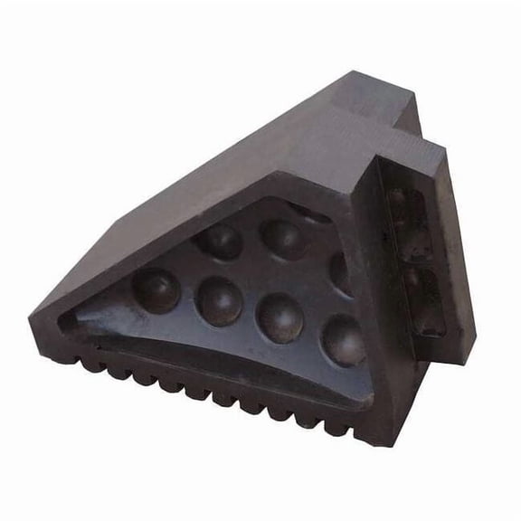 Manufacturer Varies Wheel Chock,Molded Rubber,Black 22XW83