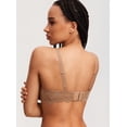 thumbnail image 3 of Sostén DOBREVA Push Up con Encaje, Escote Profundo y Cobertura Total 32A Beige, 3 of 5