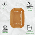 thumbnail image 3 of MiKapana Rectangular Disposable Air Fryer Liners, Rectangular Paper Liner, Parchment Paper Non-Stick, 8.7"x5.5"x1.7",100 Count, 3 of 7