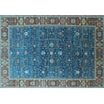 thumbnail image 1 of Ahgly Company Indoor Rectangle Oriental Light Blue Industrial Area Rugs, 2' x 5', 1 of 4