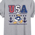 thumbnail image 3 of Disney - Americana - USA Donald  - Women's Oversized T-Shirt, 3 of 5