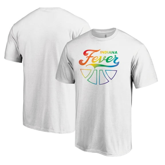 Unisex White Indiana Fever Team Pride Wordmark T-Shirt