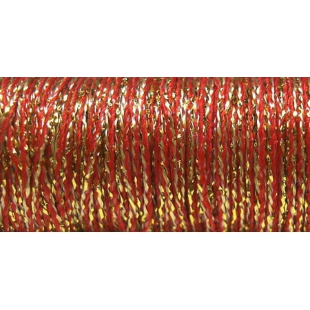 Kreinik No.8 Fine Metallic Braid Trim – 10 Meter Spool, Purple, For Needlepoint & Cross Stitch