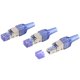 thumbnail image 4 of 4X Enchufe de Conector CAT8 RJ45 Sin Herramienta de Crimpado CAT8 40Gbps 50U Cable de Red Blindado de AleacióN de Zinc Enchufe RJ45 (Azul), 4 of 6