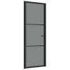 thumbnail image 7 of vidaXL Black ESG Glass and Aluminum Interior Door 1 Piece 29.9"x79.3" 1.4" Thick, 7 of 7